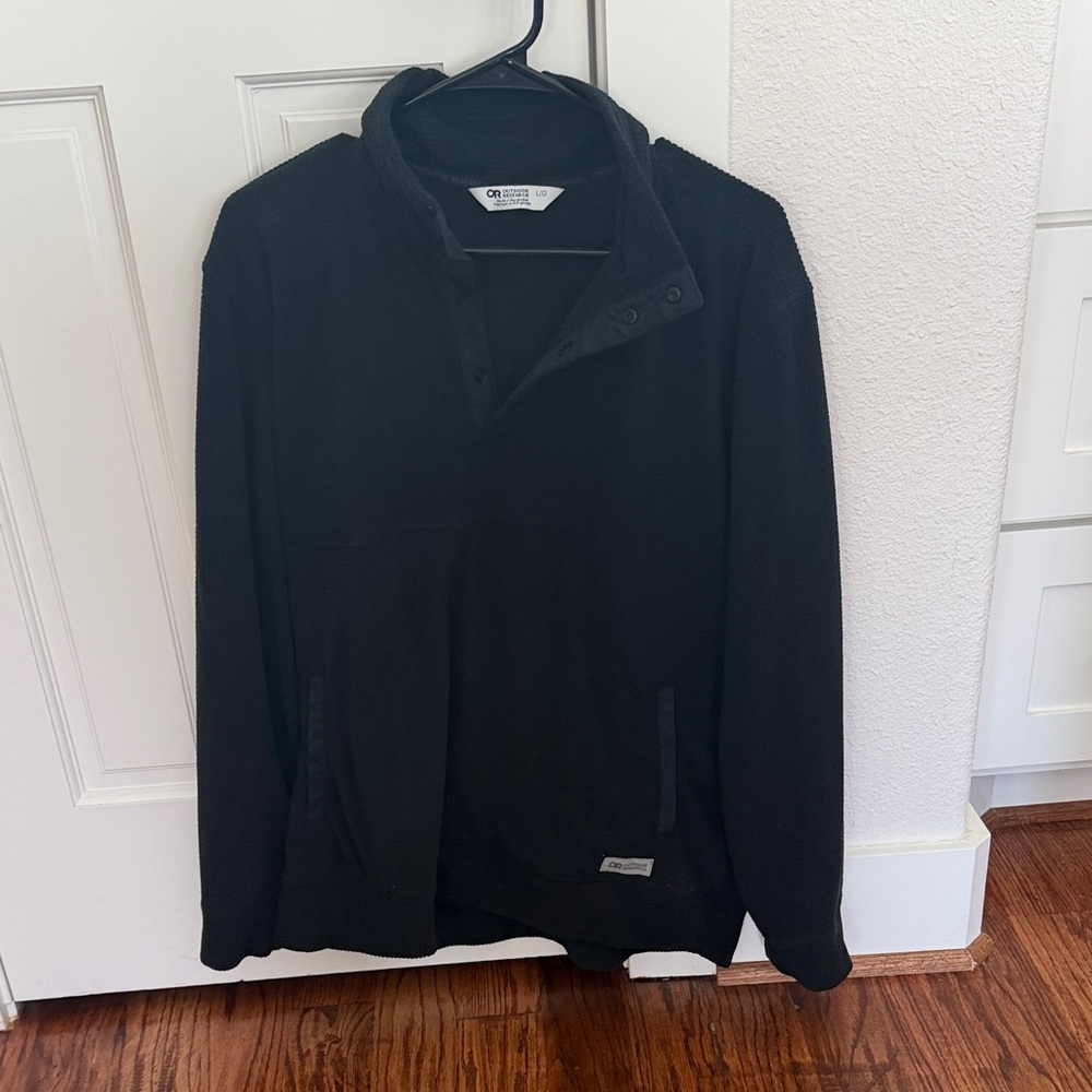 Outdoor Research Black Textured Quarter Snap